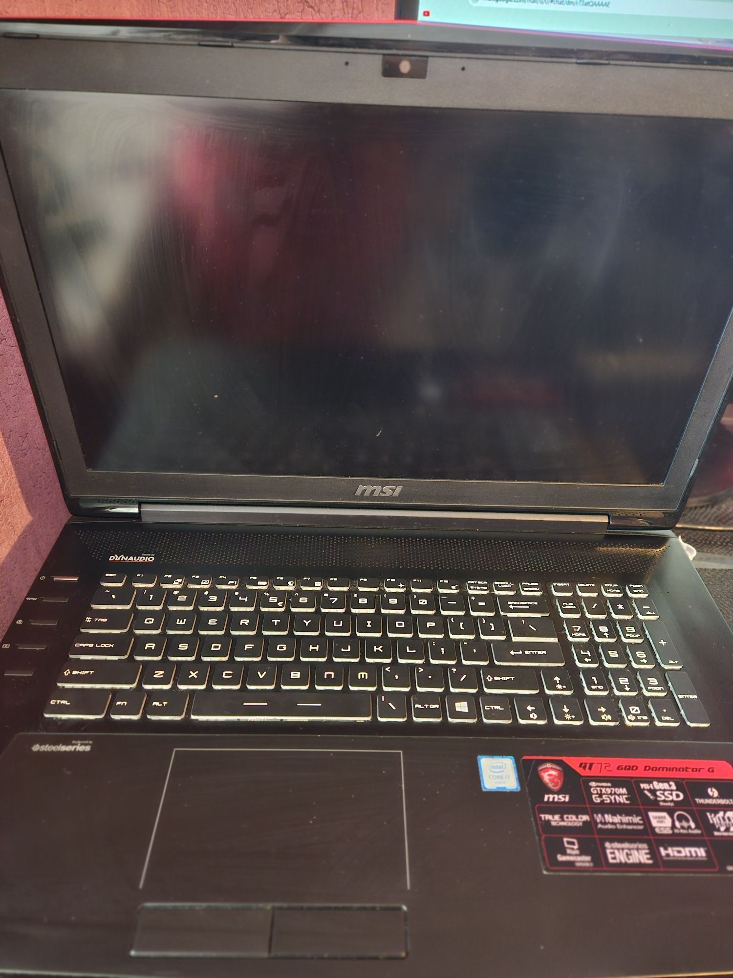 Ноутбук MSI dominator GT72 6QD