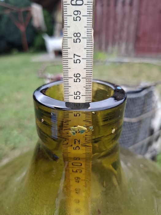 Butla balon 40l na wino bursztynowa
