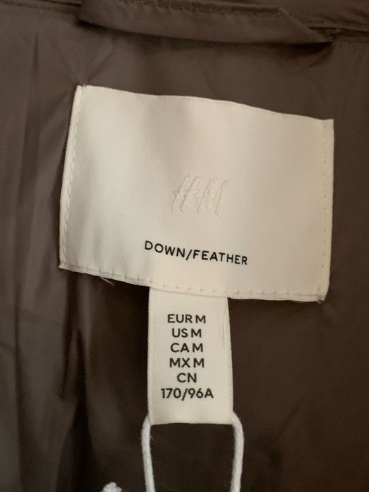 H&M Пуховик женский оверсайз новый розмер М