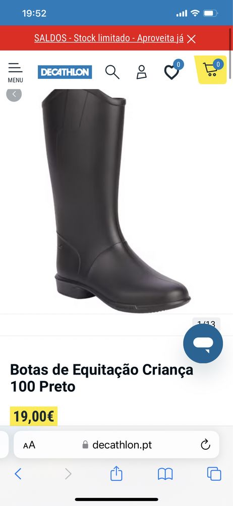 Botas de equitação Decathlon 33