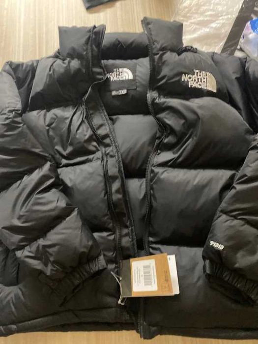 Czarna kurtka puchowa, unisex     M