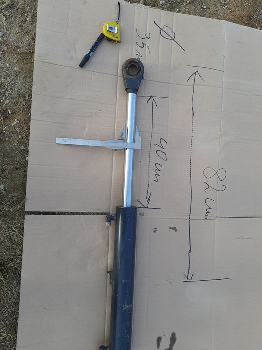 Siłownik hydrauliczny kiper wywrotu dwustronnego działania