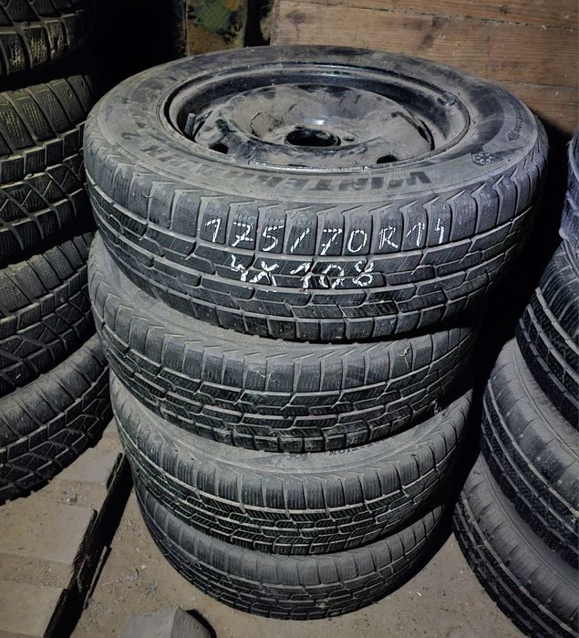 Koła felgi stalowe 4x108 14" opony zimowe 175/70R14