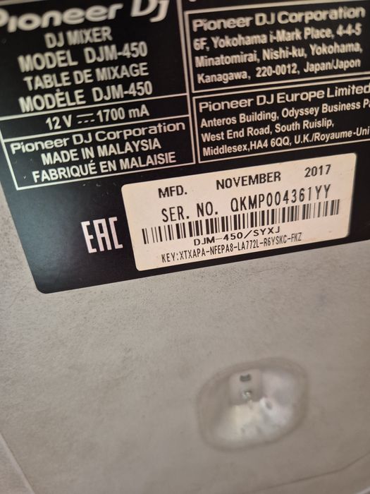 Mikser Pioneer DJM 450