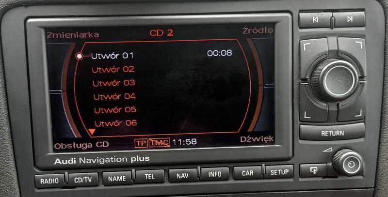 Radionawigacja RNS-E do Audi A3