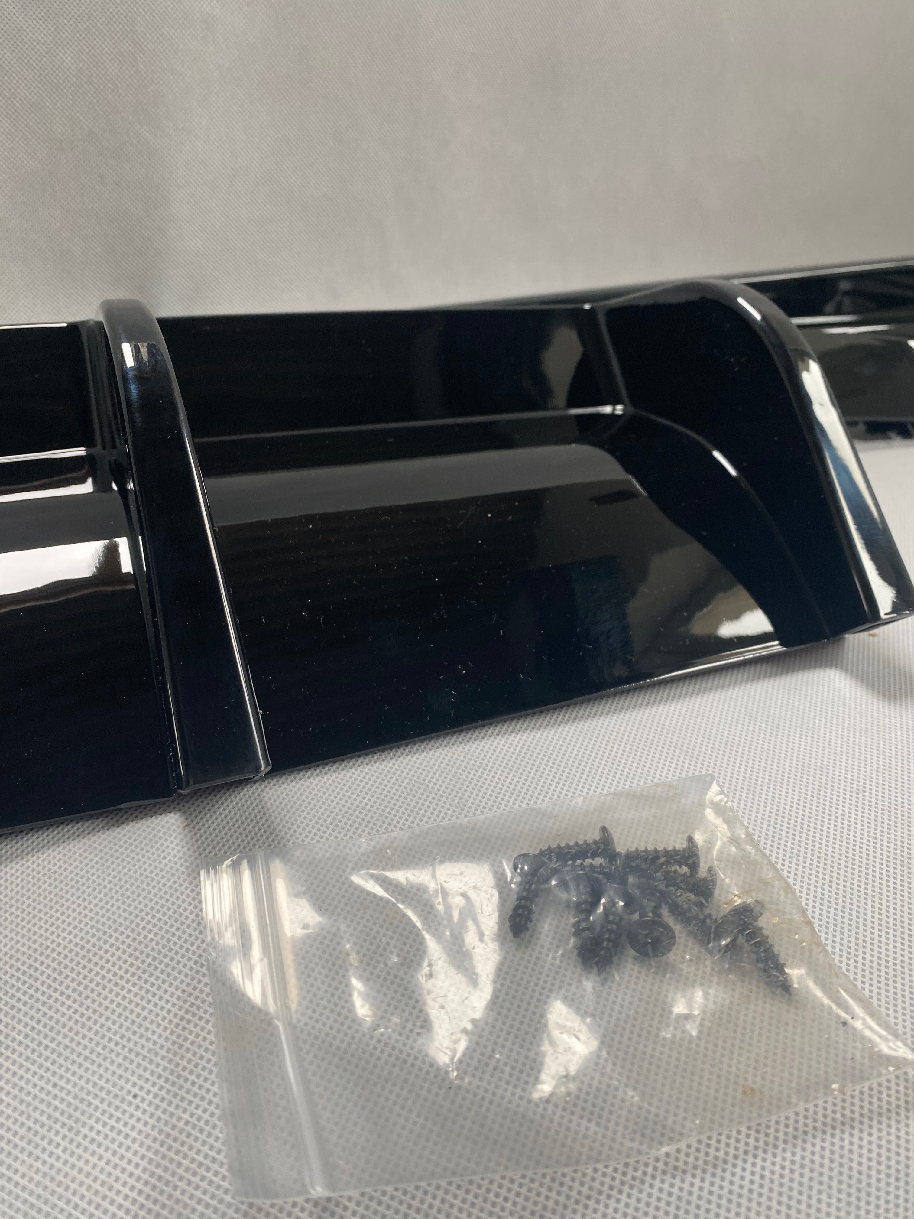 Dyfuzor Dokładka BMW M3 F80 M4 F82 CZARNY POŁYSK