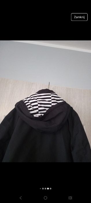 Kurtka funkcjonalna nieprzemakalna damska Bonprix czarna 50