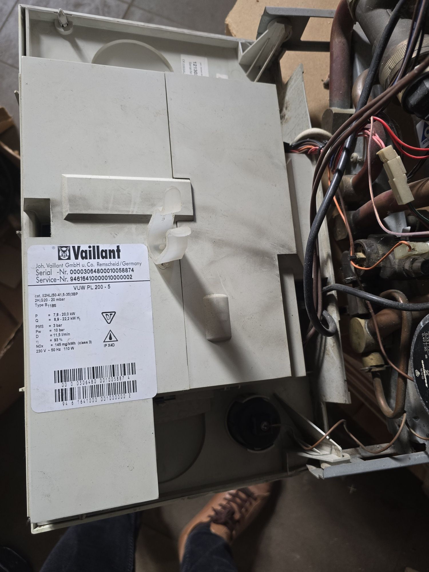 Kocioł dwu funkcyjny gazowy Vaillant B11BS