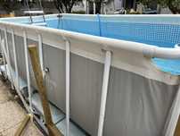 piscina Intex jardim 4x2x1,22 metros.