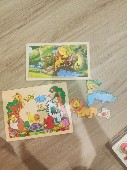 Układanki drewniane dla dzieci