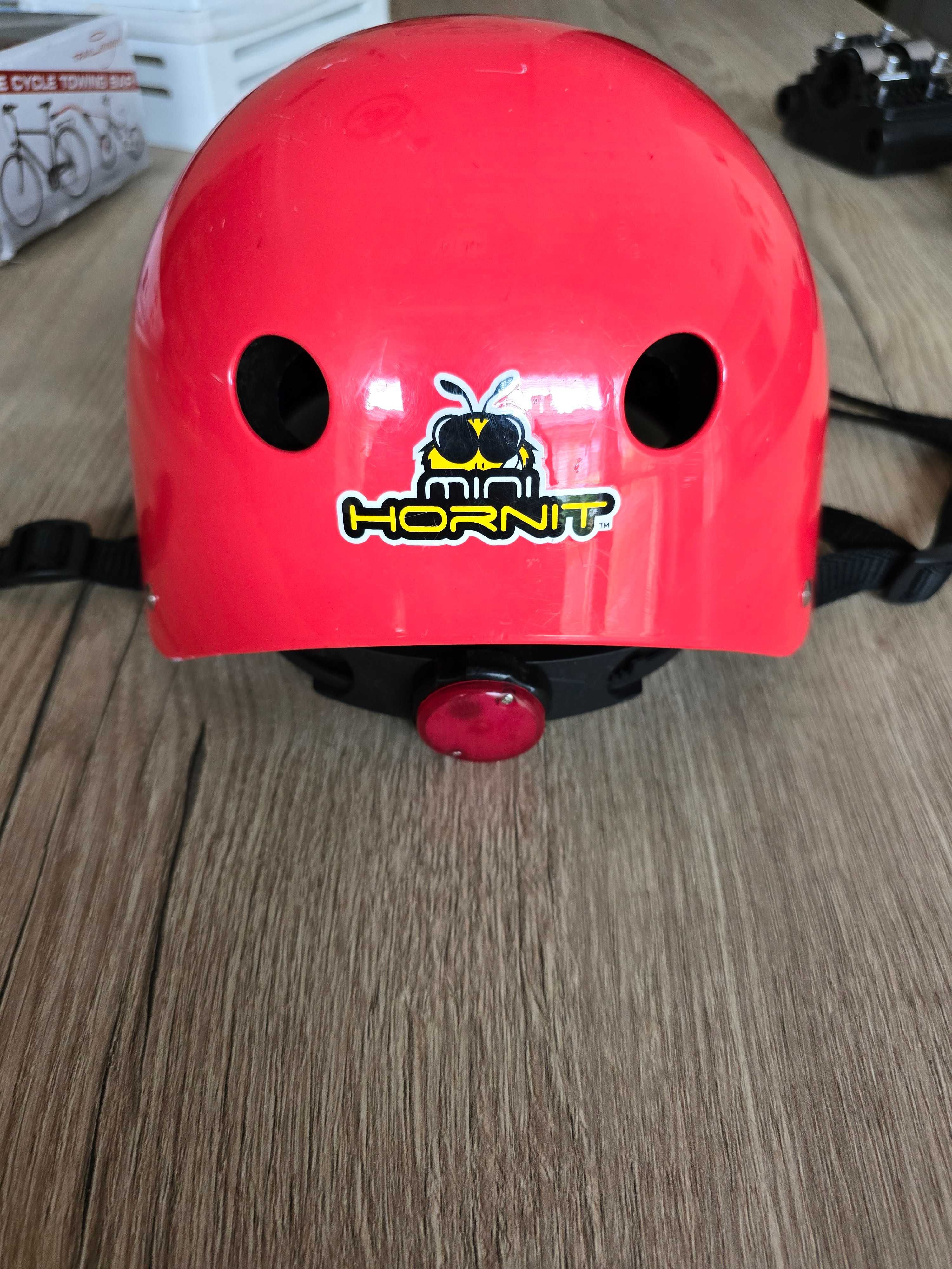 Kask dziecięcy Mini Hornit Aviators rozmiar S czerwony