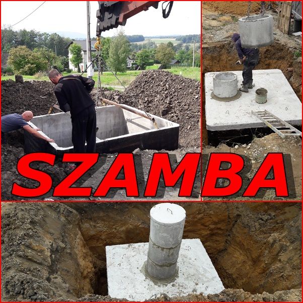 Szamba betonowe 2m3+NAJAZD Szambo ATEST APROBATA