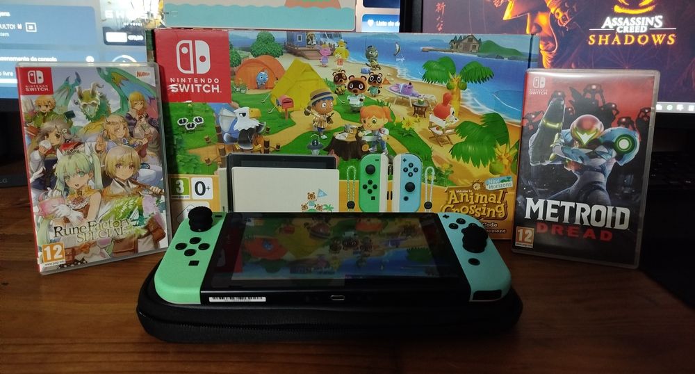 Nintendo switch 1 ( versão animal crossings )