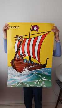 Vicky o Viking Wickie 6 posters originais de 1976 ed. Cómer Portugal