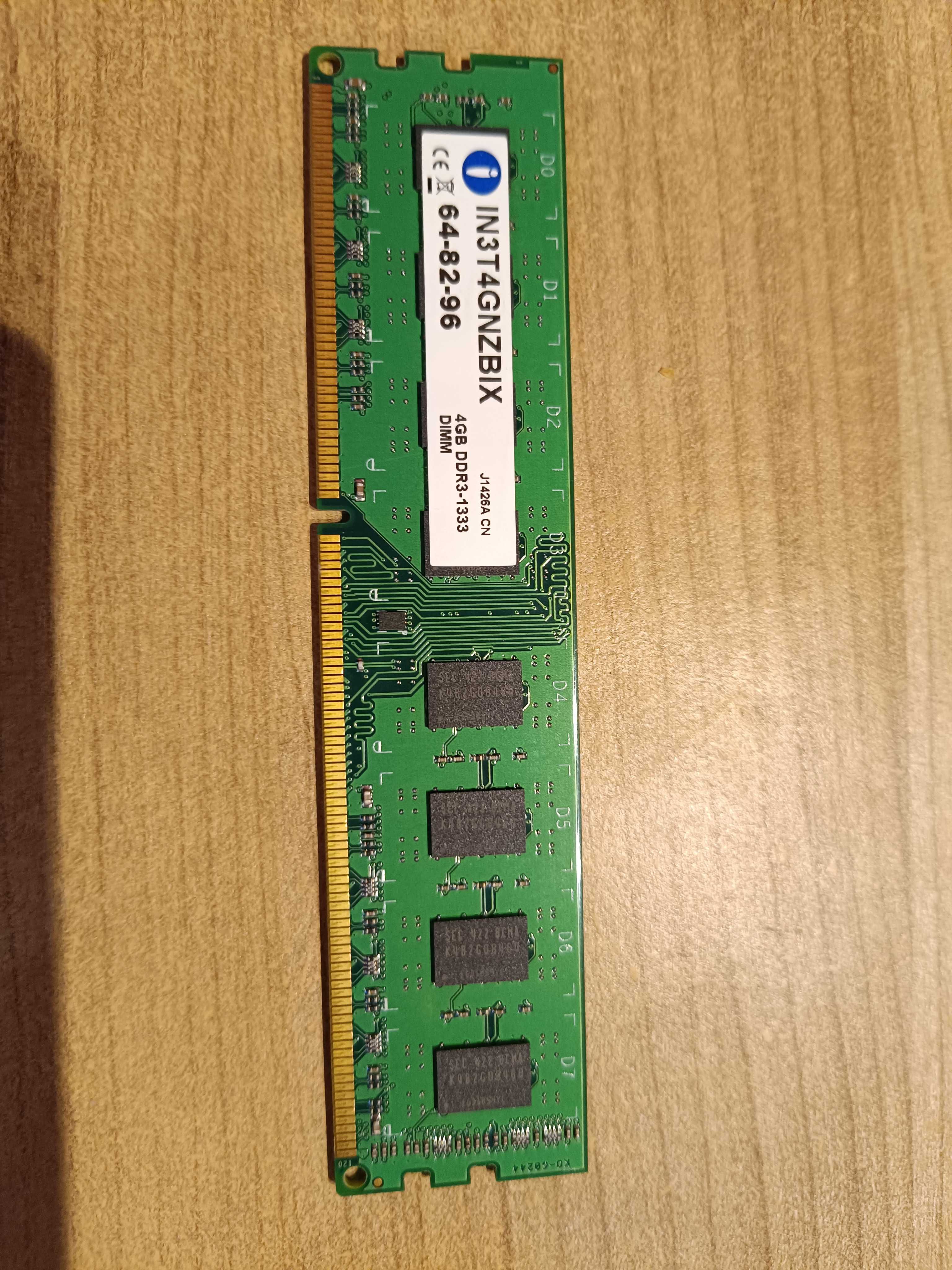 Pamięć RAM DDR3 1333 4GB