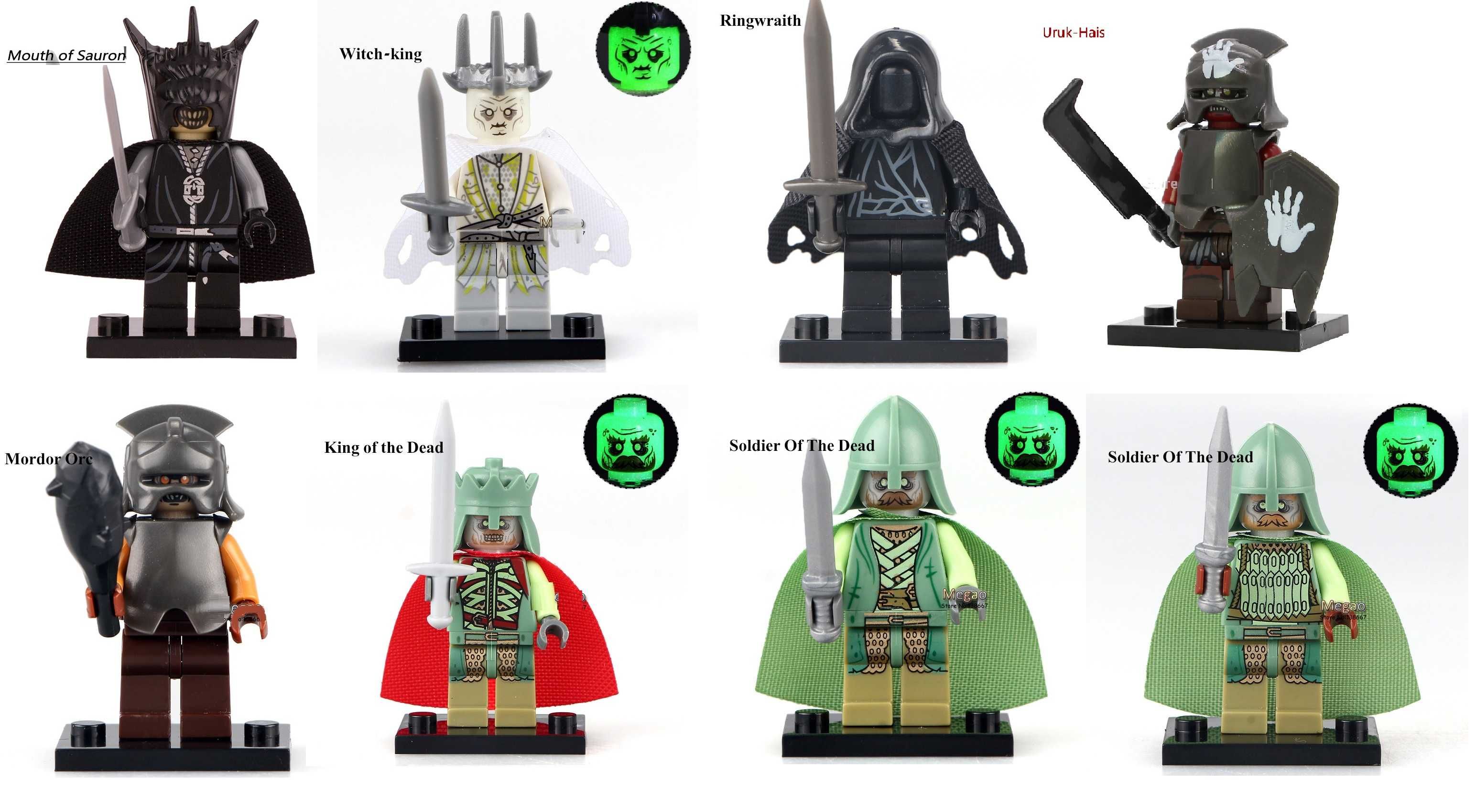 Bonecos minifiguras Hobbit / Senhor dos Anéis nº3 (compatíveis Lego)