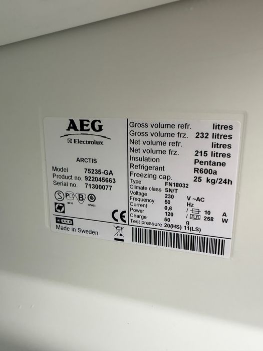 Zamrażarka AEG Electrolux Arctis