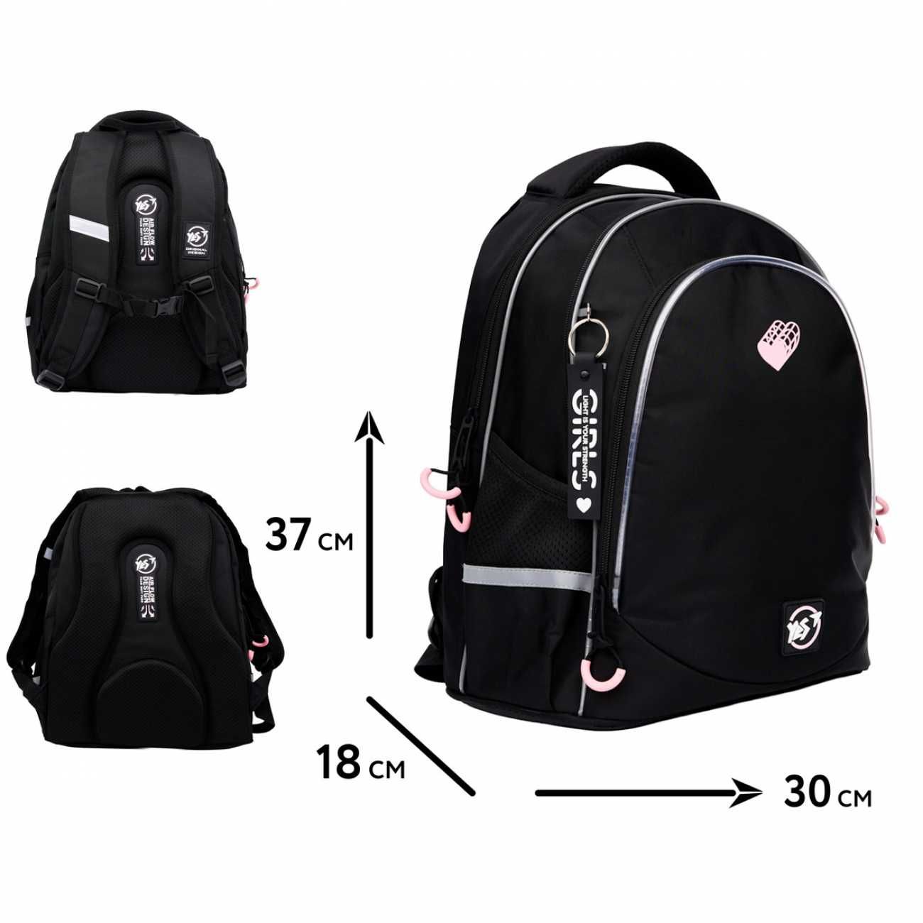 Рюкзак шкільний YES Pink Heart TS-52
