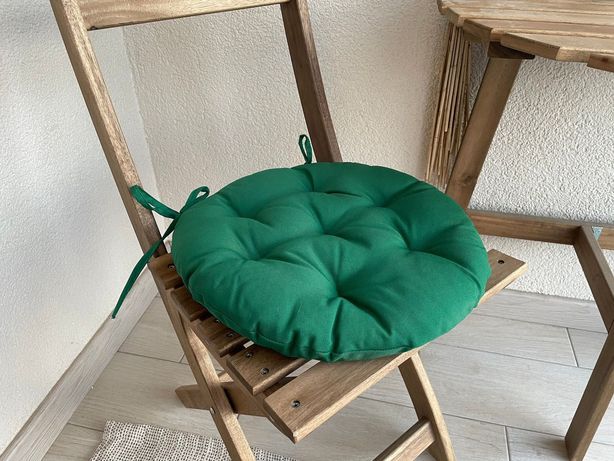 Подушка на стільчик 40х40 см Зелений Топ Роспродаж