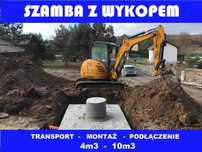 Szamba betonowe z Wykopem, Zbiornik na deszczówkę KOMPLEKSOWO