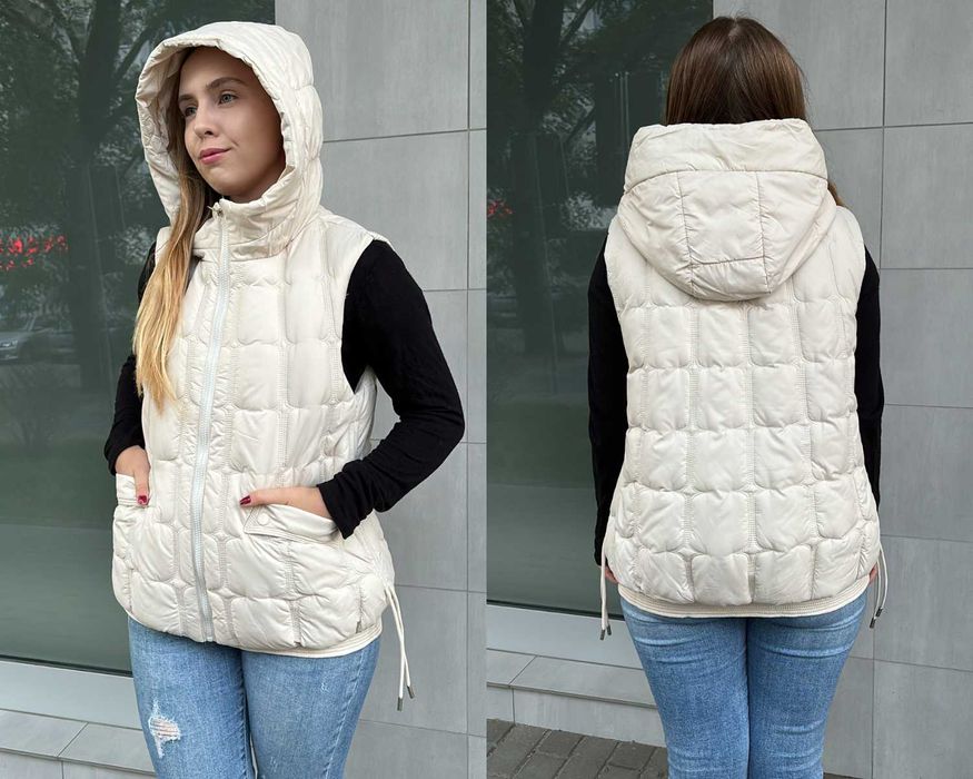 Kamizelka biała Larose M - XXL