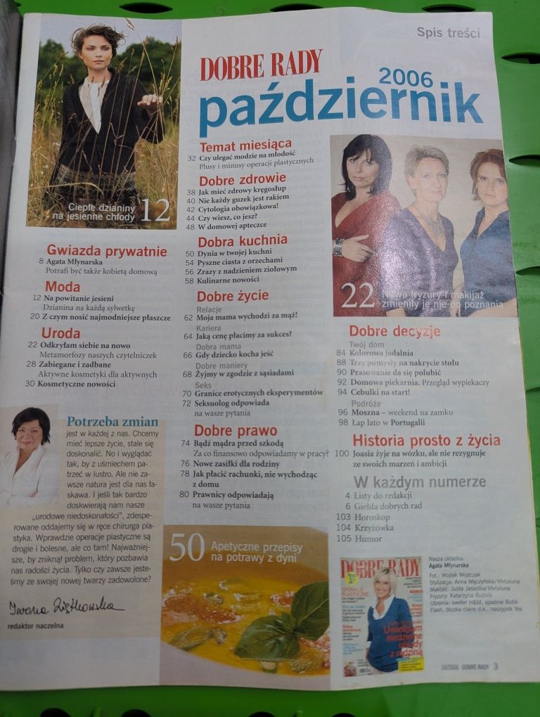 Stary miesiecznik "Dobre rady" 2006, pazdziernik