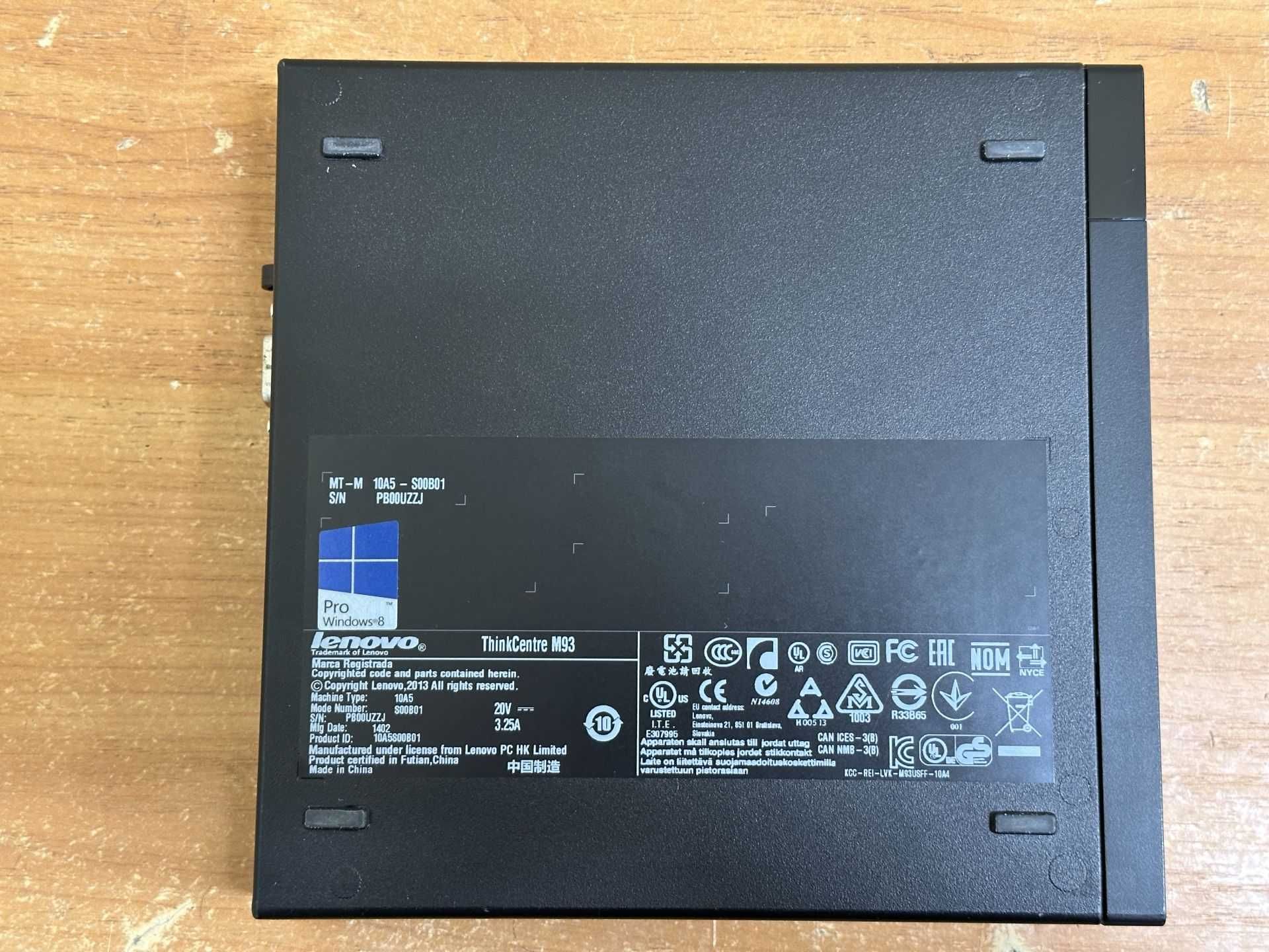 Міні ПК неттоп Lenovo ThinkCentre M93/ i5-4570S/ 8gb компютер
