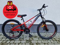 Дитячий велосипед 8-12 років Cross 24" Hummer 2024 Рама-11" red