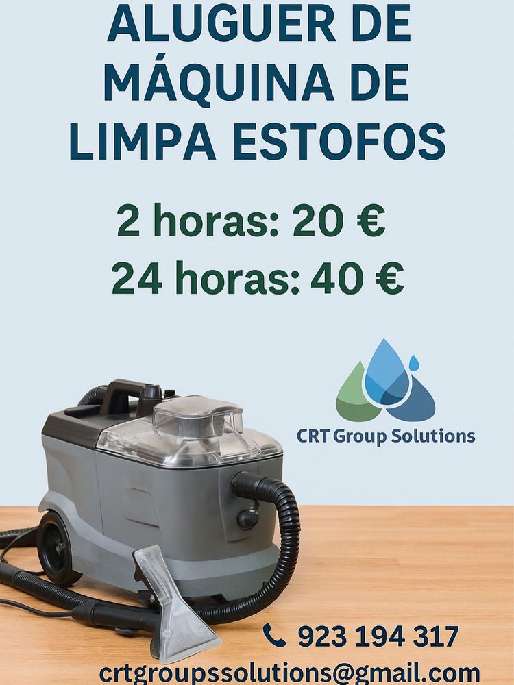 Aluguer de maquina estofos