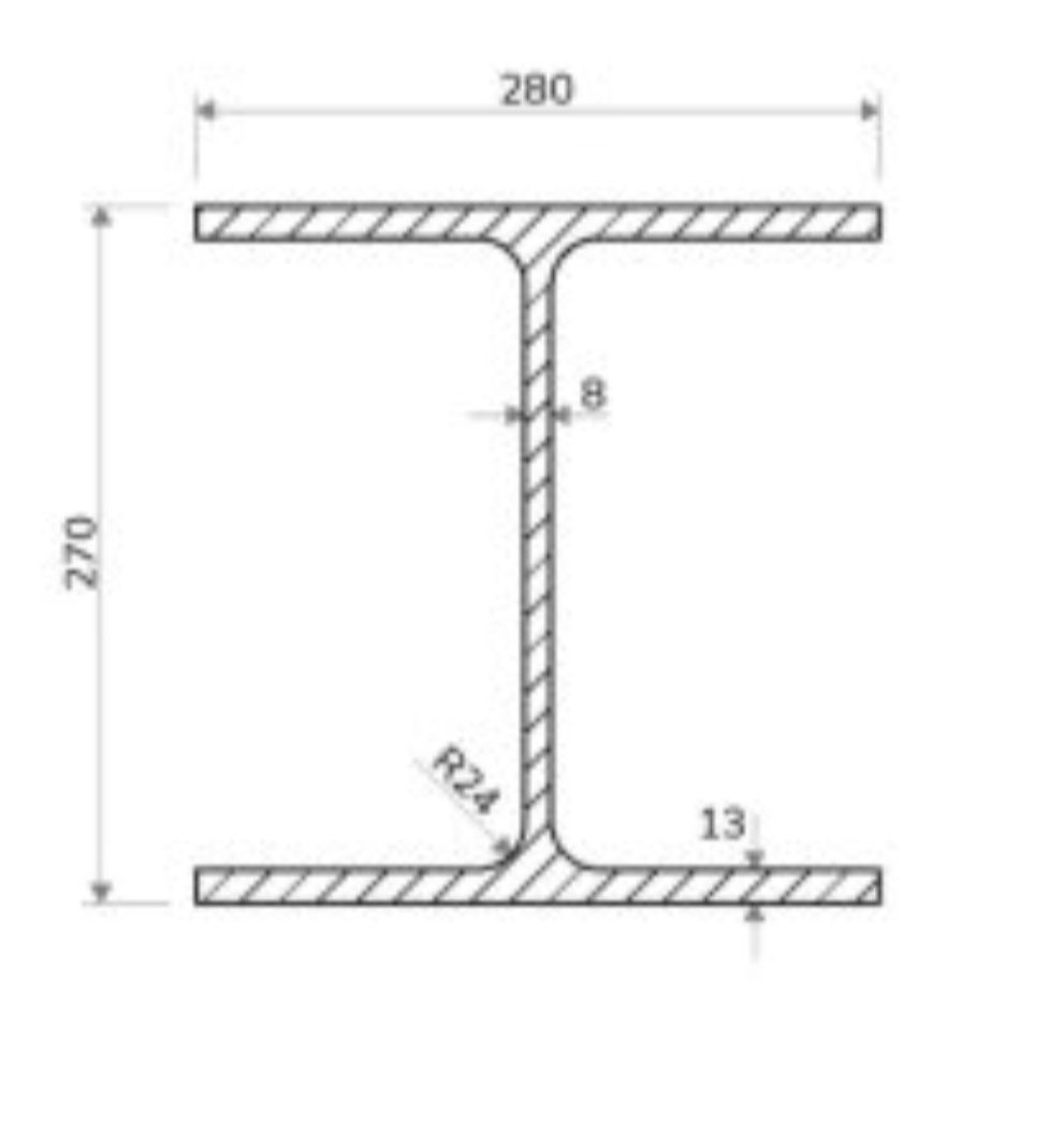 Dwuteownik HEA 280 1,4m