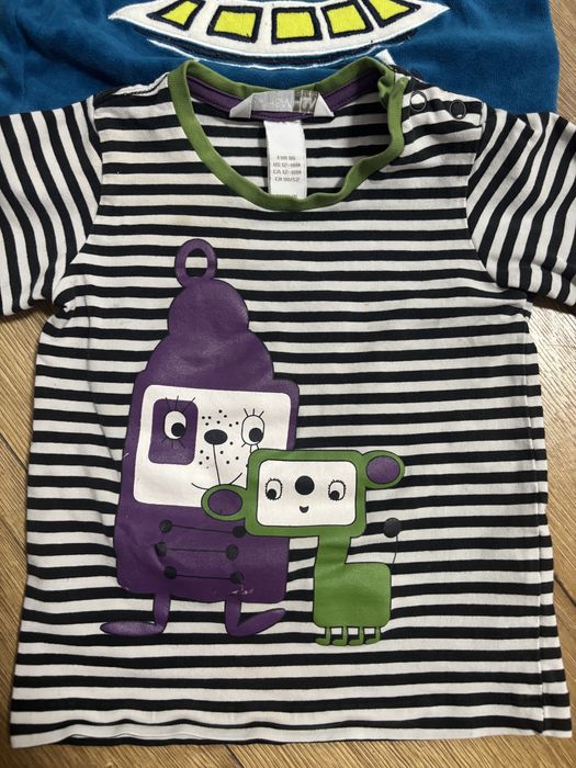 Dwie bluzki H&M, 86-92 cm.