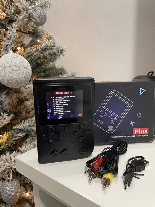 Retro Console (Black) 400 Classic Games - Game Box Retro64343233605250121