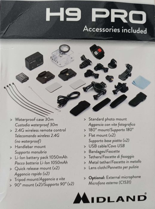 H9 PRO 4K Action Cam