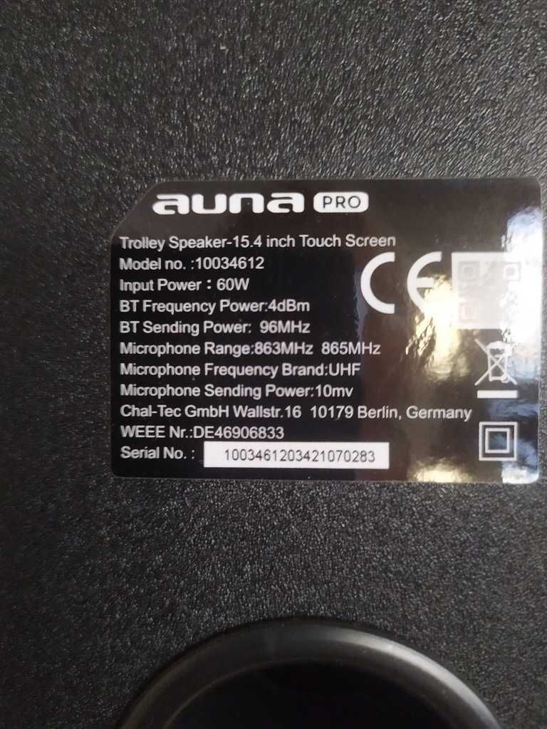 Zestaw do karaoke Auna KTV 100 W