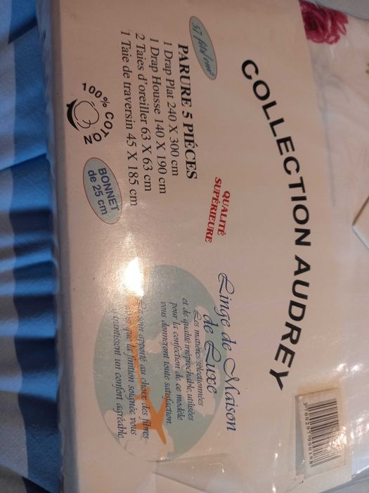 Conjunto de lençóis, cama de casal - Collection Audrey