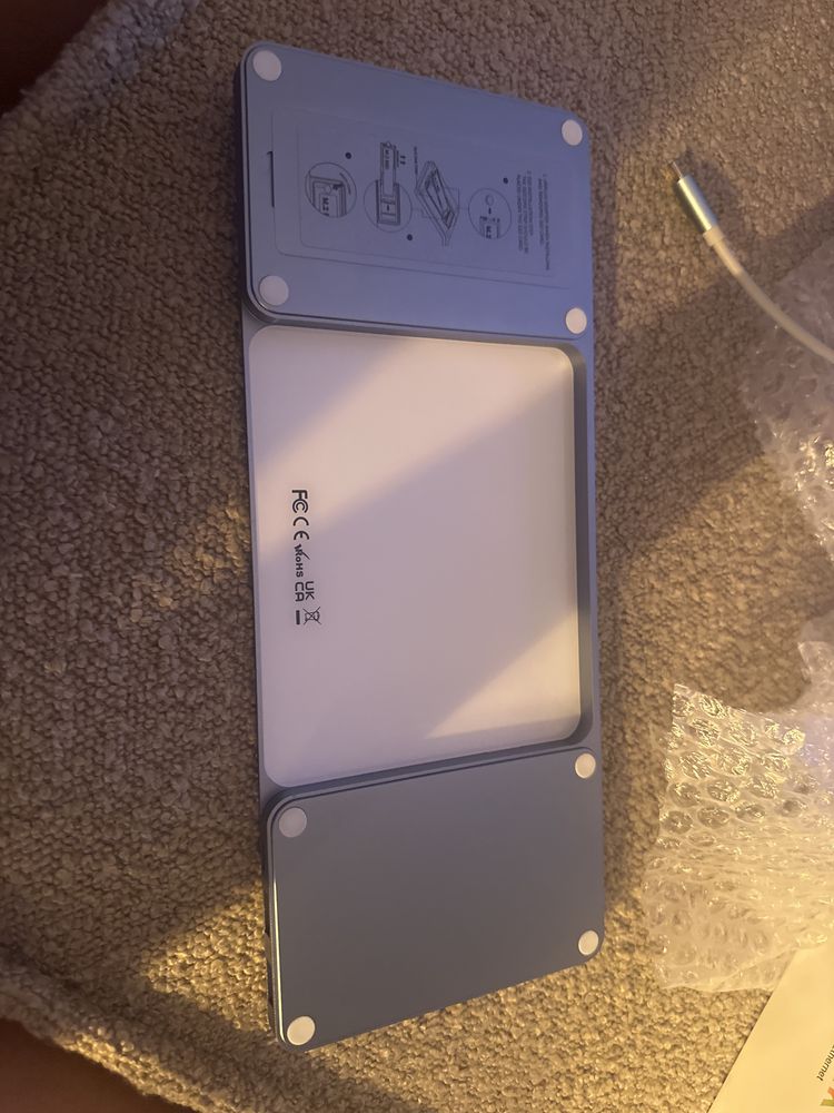 Satechi Slim DockStacjs dokująca do iMac 24 USB C micro SD NVme