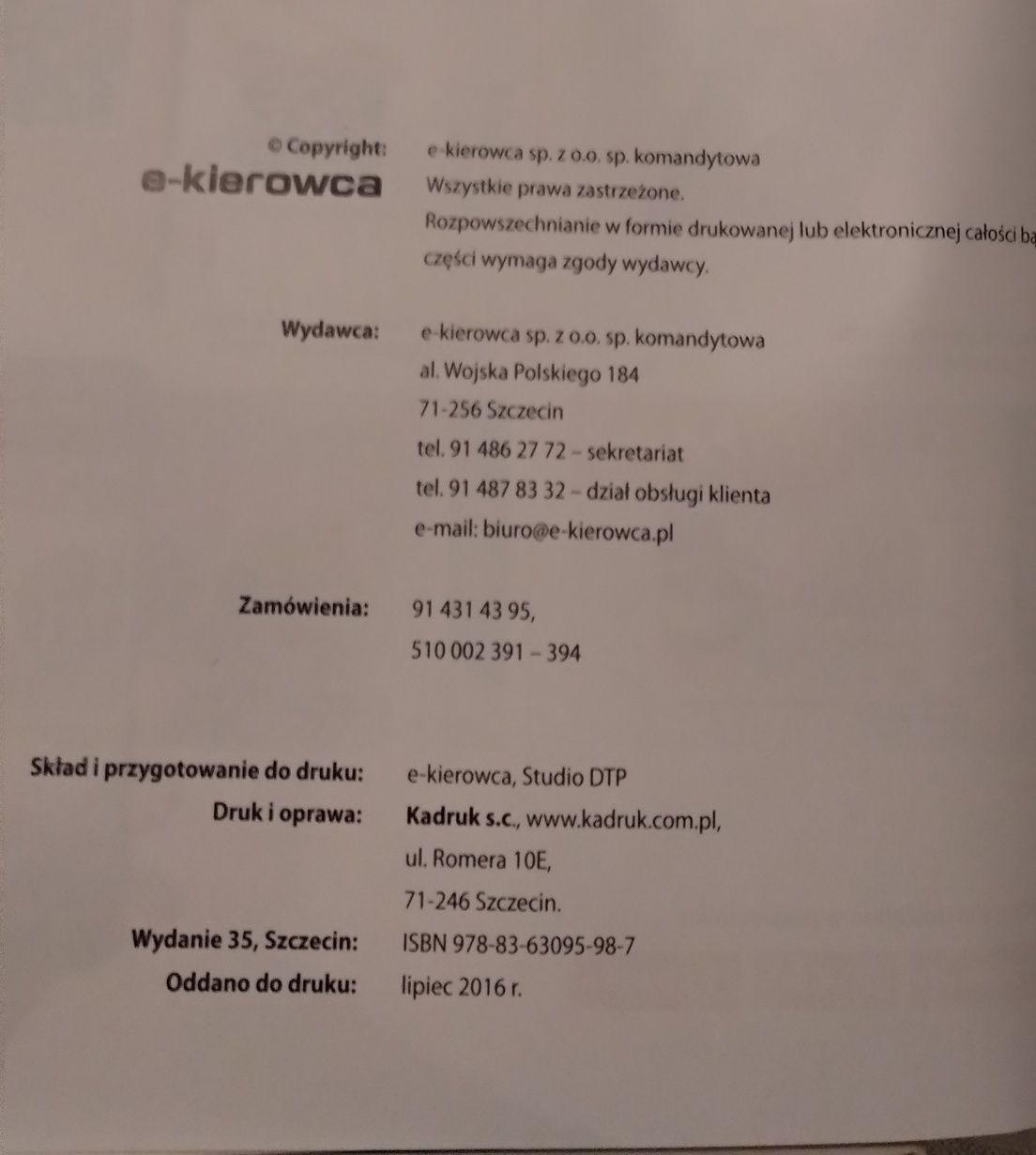 Profesjonalne szkolenie teoretyczne na prawo jazdy