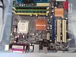 Motherboard Placa principal PC vários modelos c/CPU e Memoria Incluída