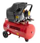 Компресор 24 л, 1.5 кВт, 220 В, 8 aтм, 206 л/хв. INTERTOOL PT-0009
