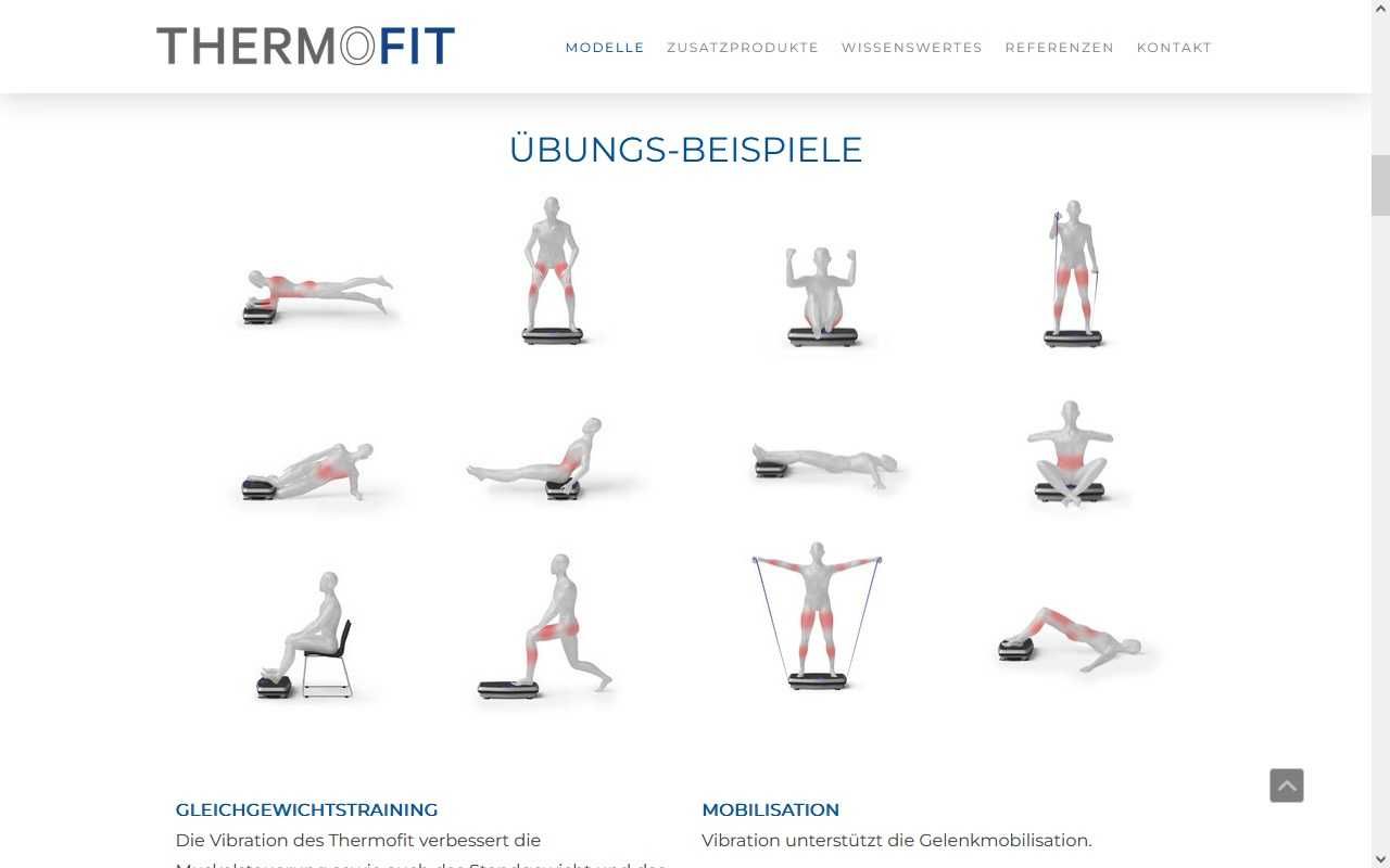 Platforma wibracyjna ThermoFit szwajcarskiej firmy