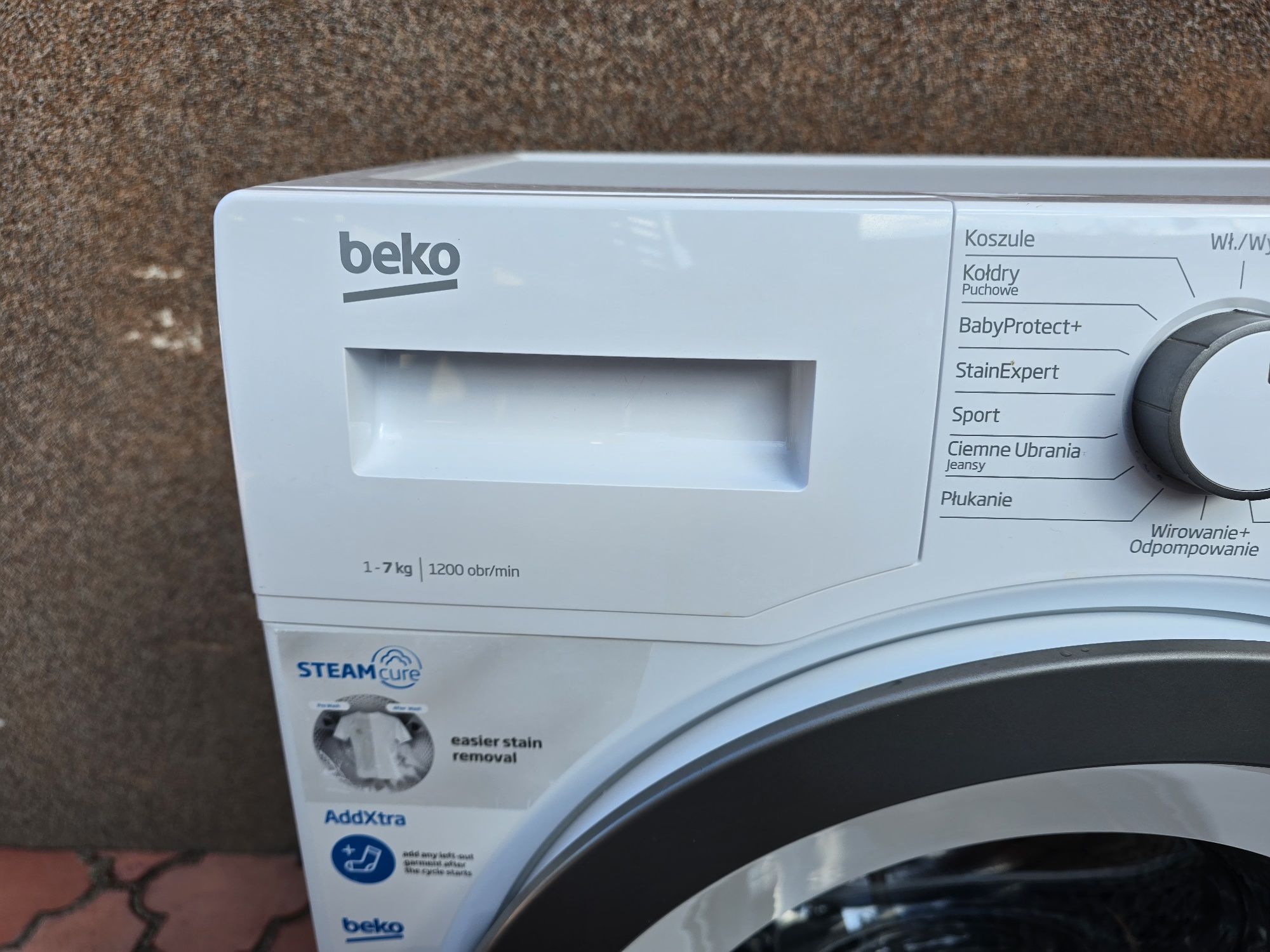 Pralka BEKO 7Kg A+++ Slim45Cm 1200Rpm Inverter Stan Bdb