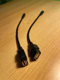 USB-A micro USB-B przejściówki Hama OTG czarny 15 cm 2 sztuki
