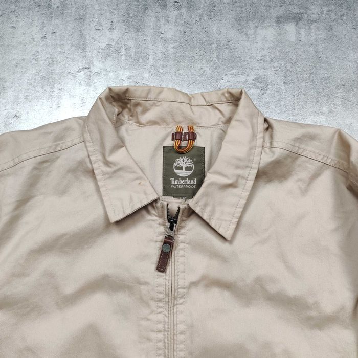 MĘSKA Lekka Kurtka Elegancka PREMIUM Harington Timberland Haft Logo