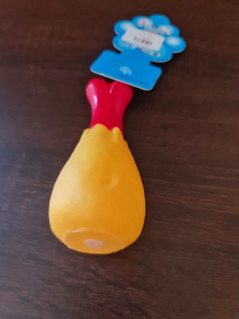 Zabawka piszcząca dla psa kurczak 12 cm