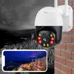 KAMERA obrotowa 5MP MONITORING ALARM WIFI podgląd na telefonie HD NOC