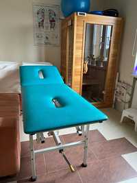 Stół rehabilitacyjny z ręczną zmianą wysokości