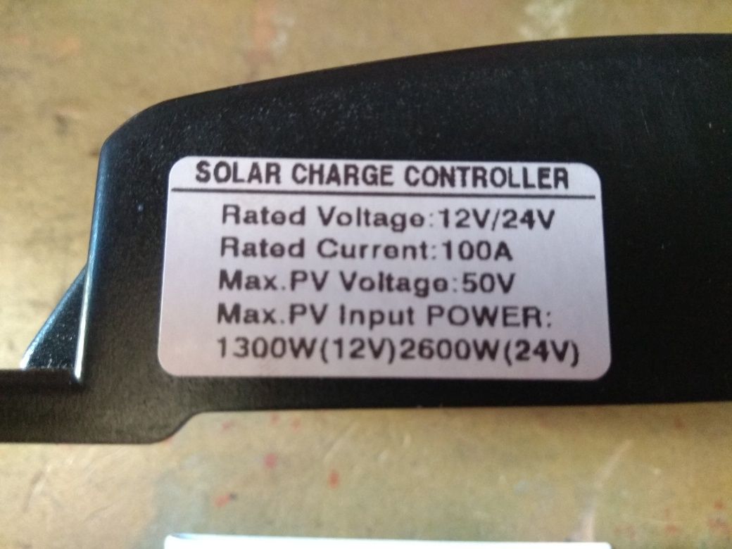 Controlador de carga solar 30A 60A 100A PWM