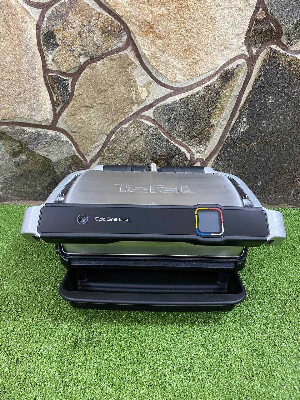 Гриль TEFAL OptiGrill Elite GC750D30 гриль притискний гриль прижимной