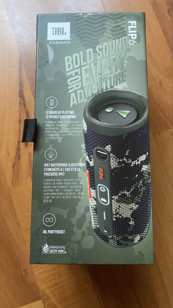 Портативна Колонка JBL FLIP 6 V5.1 12H Green