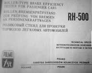 Тормозной стенд RH 500